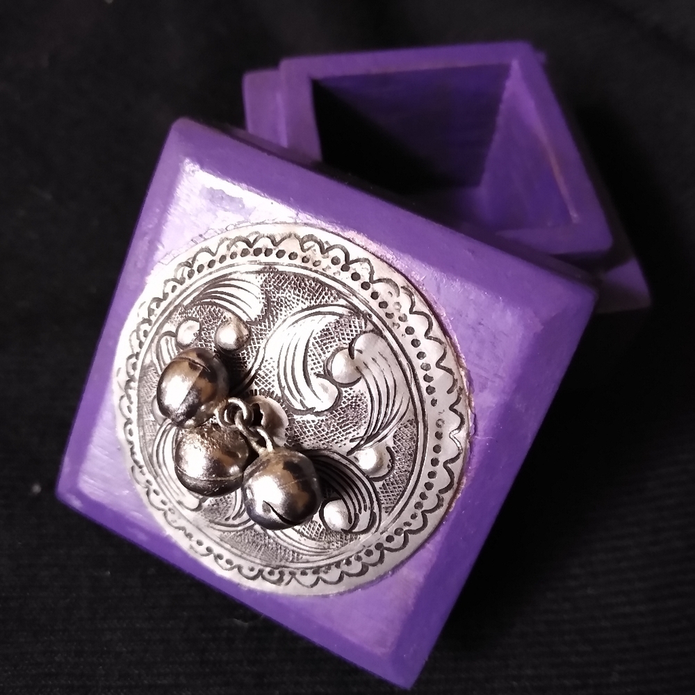 Silver Bells Thai Trinket Treasure Box